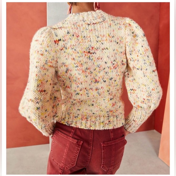 Ulla Johnson Moxie Wool Puff Sleeve Sweater Size Small EUC - Picture 5 of 9